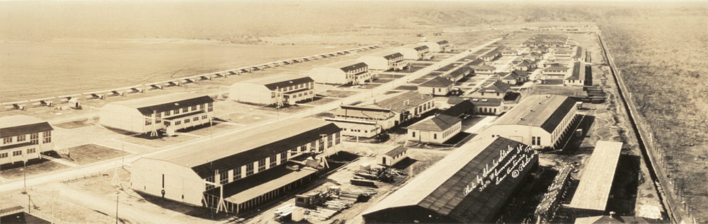 Panaramic of Kelly Field, 1919. Photo by Charles Steele.